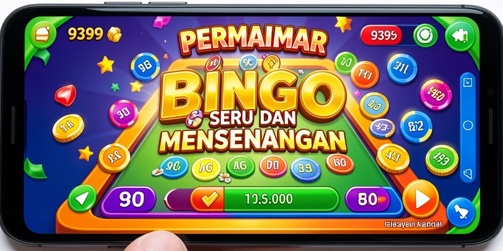 Tampilan gameplay Bingo yang seru di 9399, penuh warna dan tantangan.