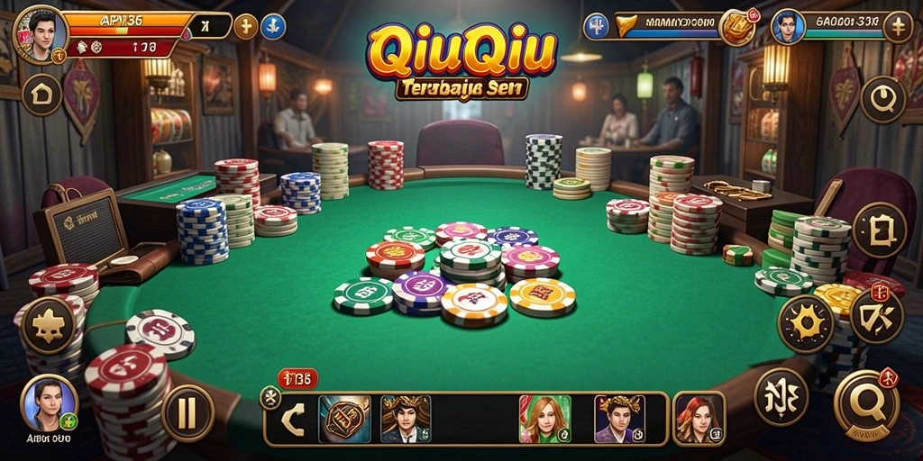 Tampilan seru gameplay QiuQiu di API36.