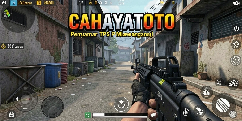 Screenshot gameplay CAHAYATOTO menampilkan aksi seru dalam mode TPS.