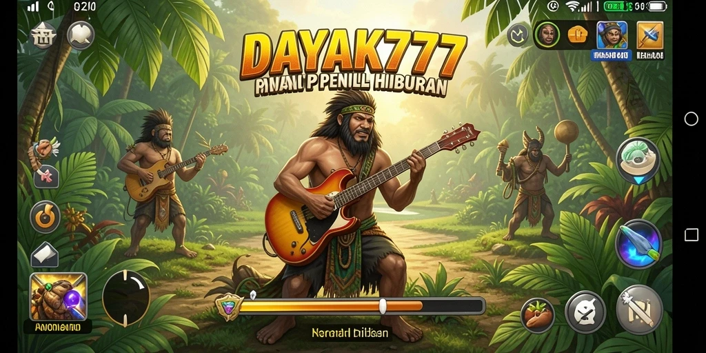 Tampilan gameplay DAYAK777 yang seru dan menantang.