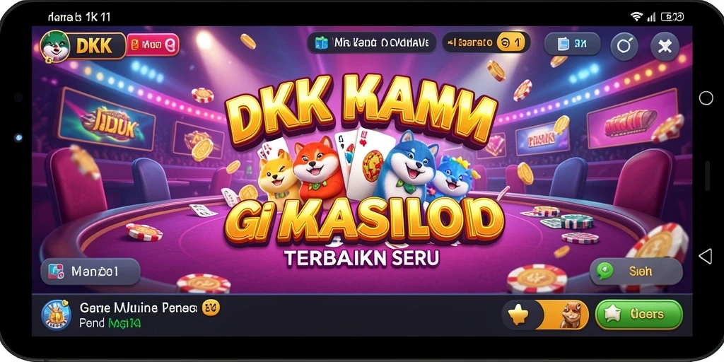 Tampilan gameplay DKK yang menarik dan dinamis.