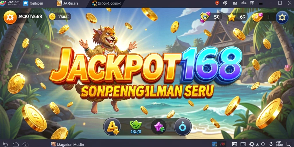 Gameplay JACKPOT168 yang memukau dengan elemen simulasi kasino.