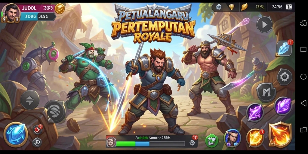 Gameplay intens di JUDOL303 dengan aksi pertempuran yang seru.
