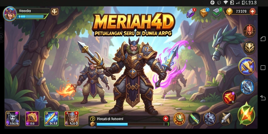 Screenshot gameplay <strong>MERIAH4D</strong> menunjukkan aksi pertarungan yang mendebarkan.