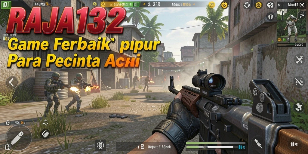 Tampilan gameplay RAJA132 dengan aksi tembak-menembak yang memukau.