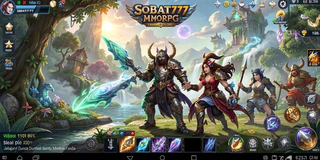 Tampilan gameplay SOBAT777 dalam dunia MMORPG yang menakjubkan.