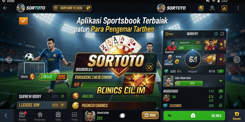 Screenshot SORTOTO menampilkan tampilan taruhan olahraga yang menarik.