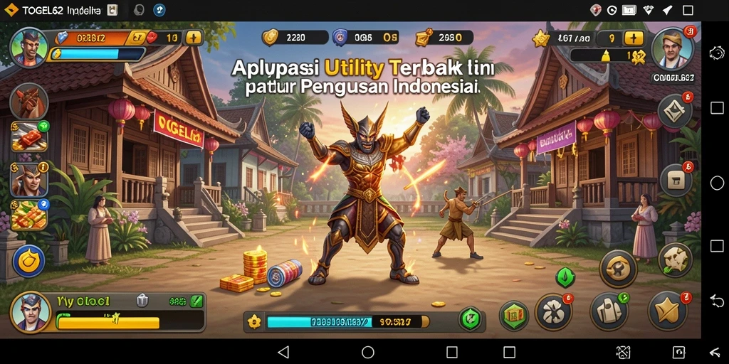 Screenshot utama TOGEL62 menampilkan antarmuka aplikasi Utility yang ramah pengguna.