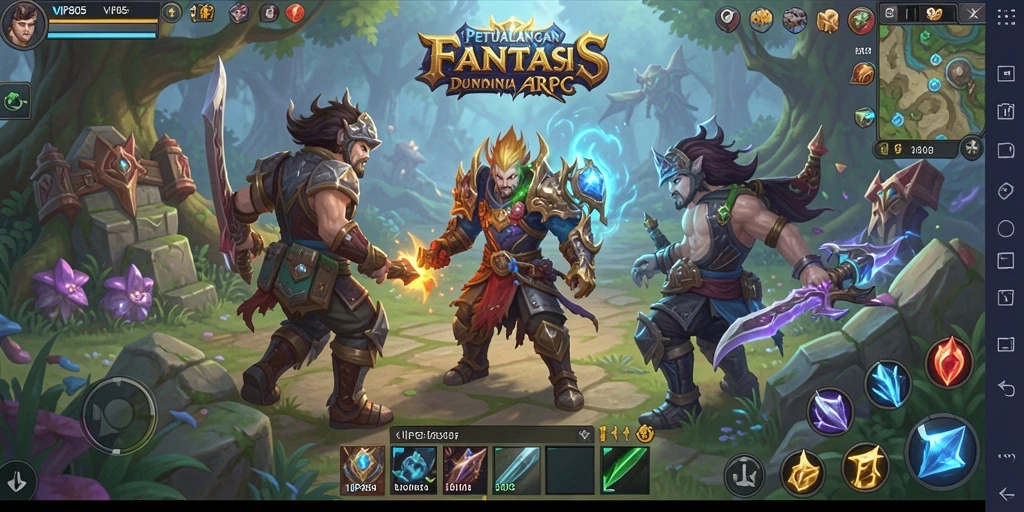 Gameplay seru di dunia fantasi ARPG VIP805.
